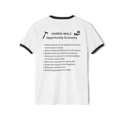 Opportunity Economy Unisex Cotton Ringer T-Shirt