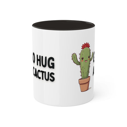 Go Hug A Cactus, Standard Mug, 11oz