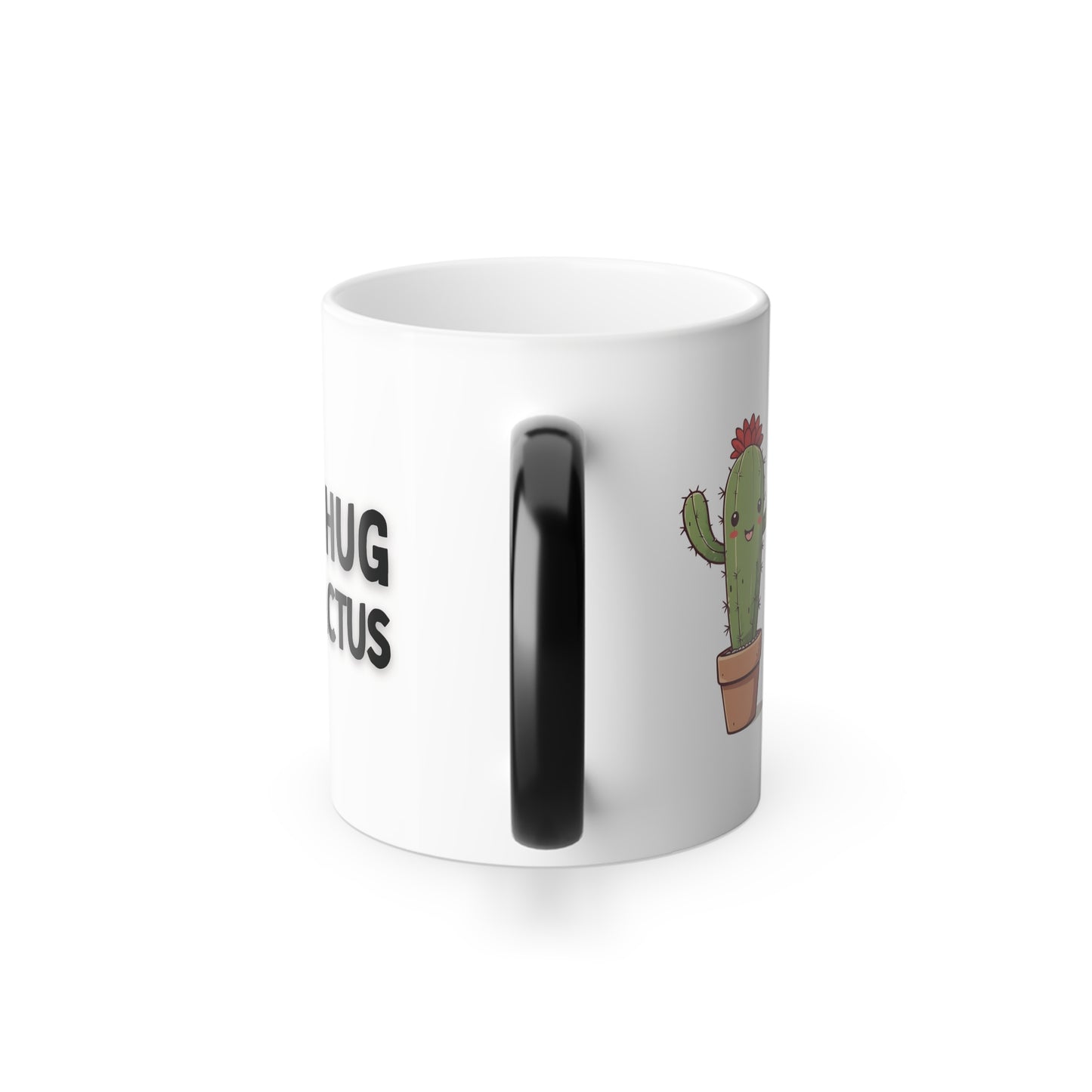 Go Hug A Cactus, Color Morphing Mug, 11oz