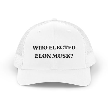 Who Elected Elon Musk? Snapback Cap