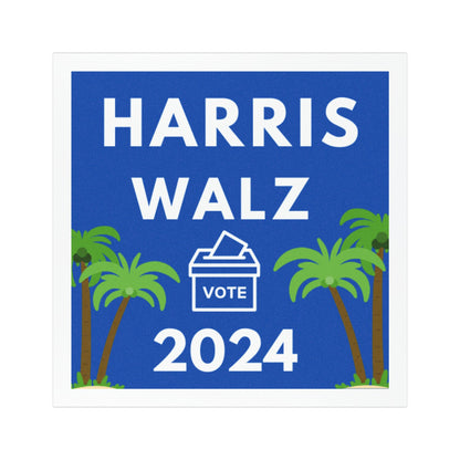 Harris-Walz 2024 Magnet 5" x 5"