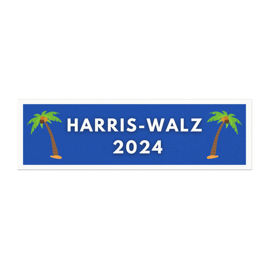 Harris-Walz 2024 Magnet 11" x 3"