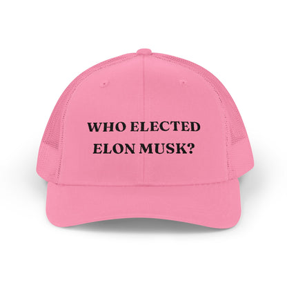 Who Elected Elon Musk? Snapback Cap