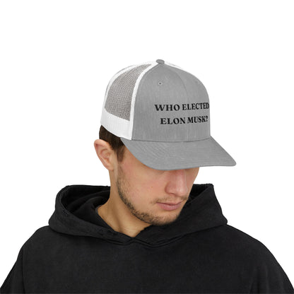 Who Elected Elon Musk? Snapback Cap