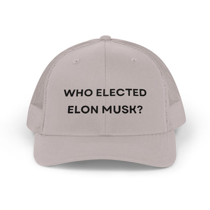 Who Elected Elon Musk? Snapback Cap