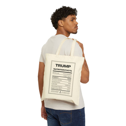 Trump Nutrition Facts - Canvas Tote Bag