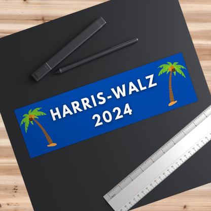 Harris-Walz 2024 Sticker 11" x 3"